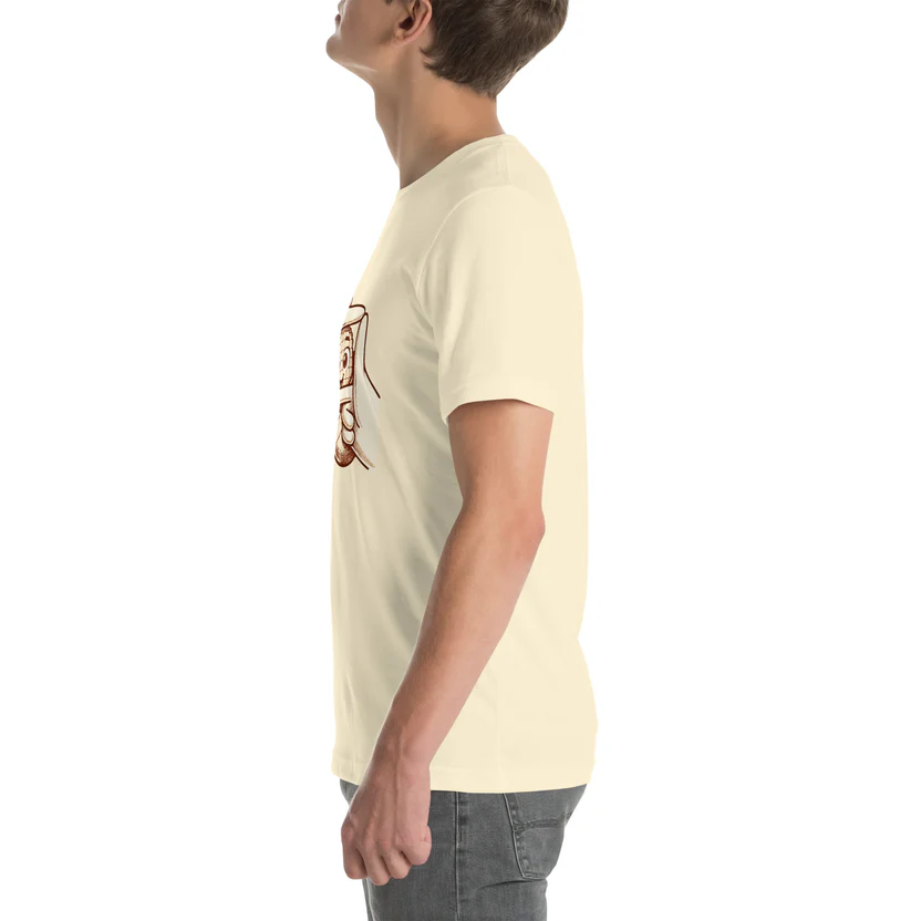 Valió Máiz Oficial Pancho Bebé - Camiseta beige manga corta unisex