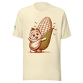 Valió Máiz Oficial Pancho Bebé con elote - Camiseta beige manga corta unisex