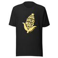 Valió Máiz Oficial logo amarillo - Camiseta negra manga corta unisex